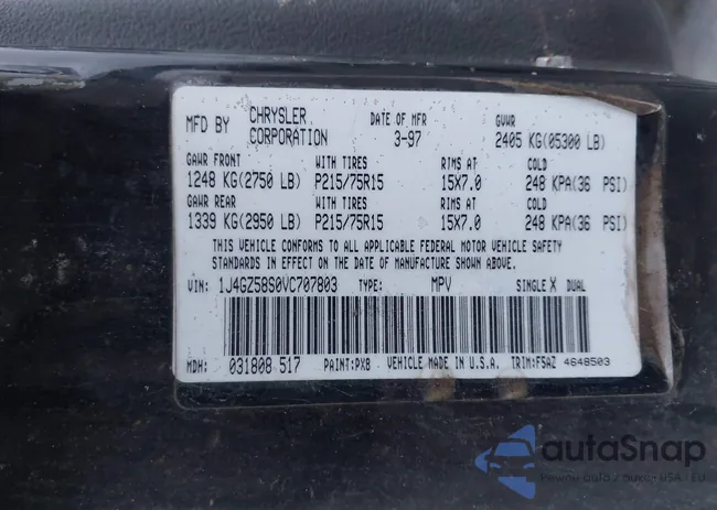 1J4GZ58S8VC605973: 44110145