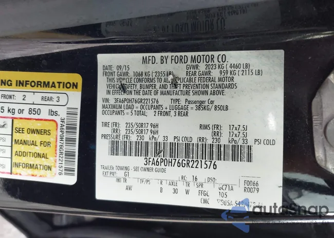 3FA6P0H76GR221576: 44110153