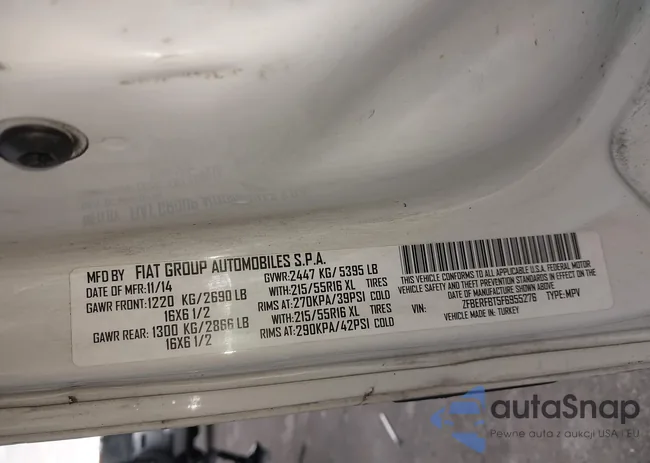 ZFBERFBT5F6955276: 44110254