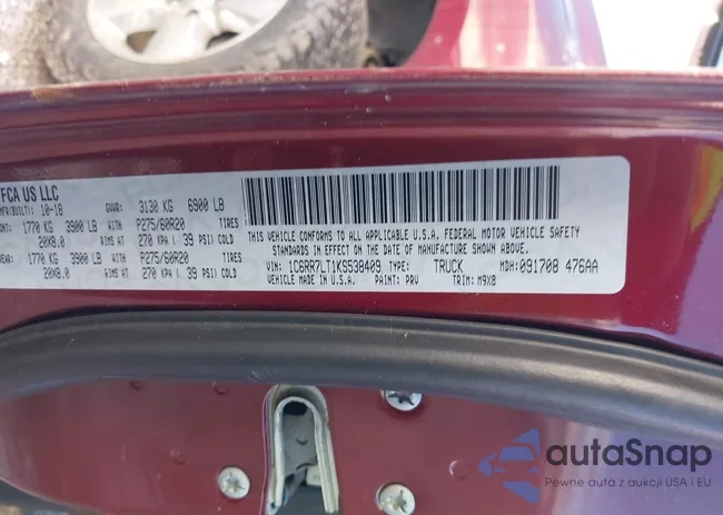 1C6RR7LT1KS538409: 44110351