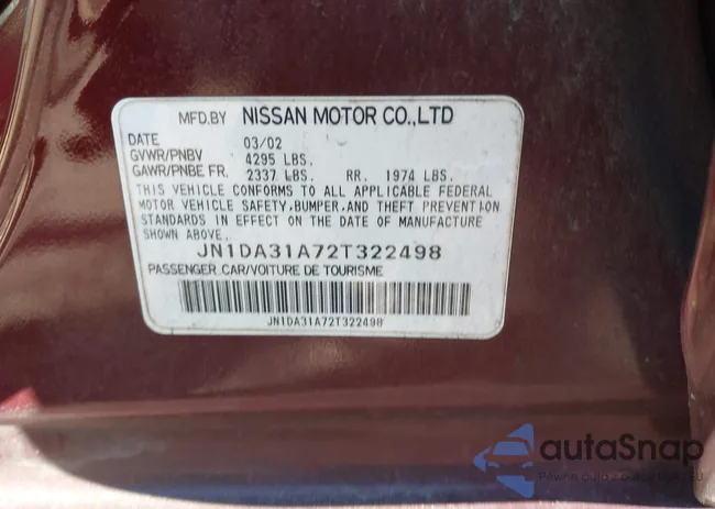 JN1DA31A72T322498: 44110419