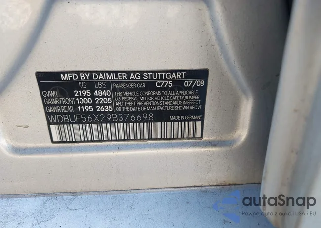 WDBUF56X29B376698: 44110425