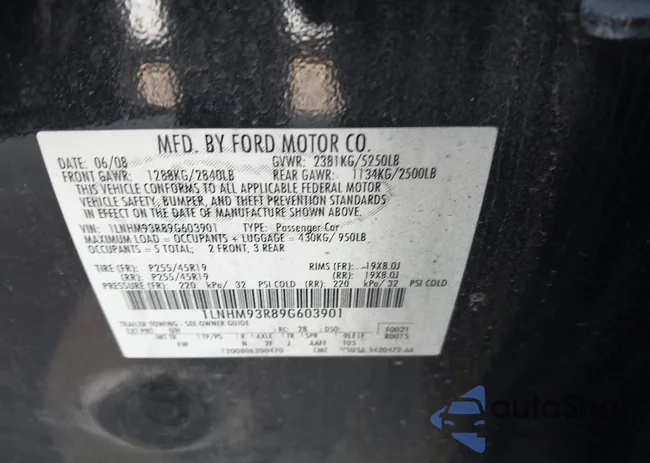 1LNHM93R89G603901: 44110487