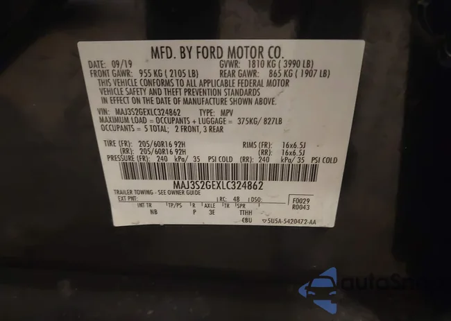 MAJ3S2GEXLC324862: 44111706