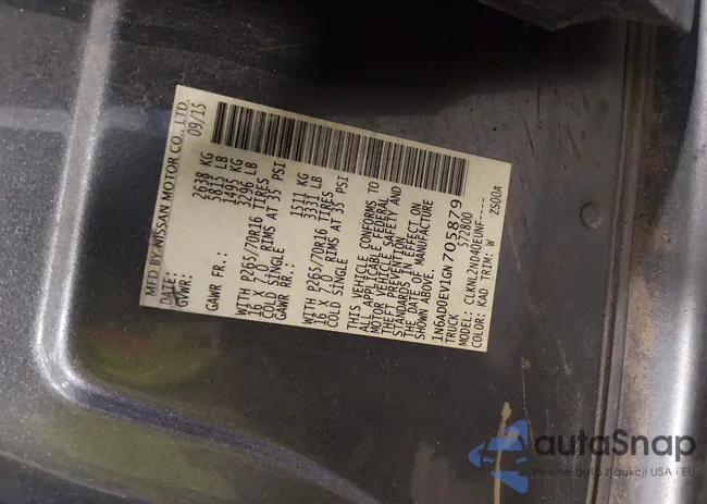 1N6AD0EV1GN705879: 44111849