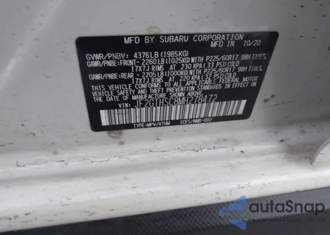 JF2GTHSC8MH278472: 44111922