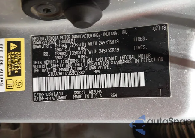 5TDDZRFH2JS902382: 44111969