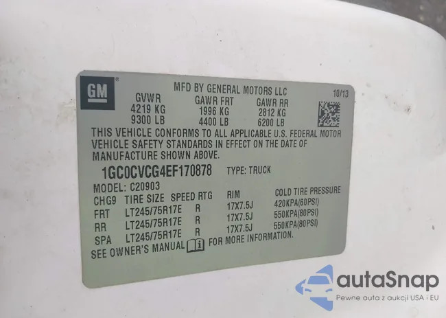 1GC0CVCG4EF170878: 44111983