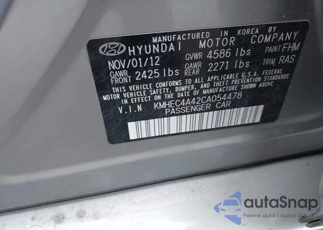 KMHEC4A42CA054478: 44111984