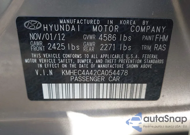 KMHEC4A42CA054478: 44111984