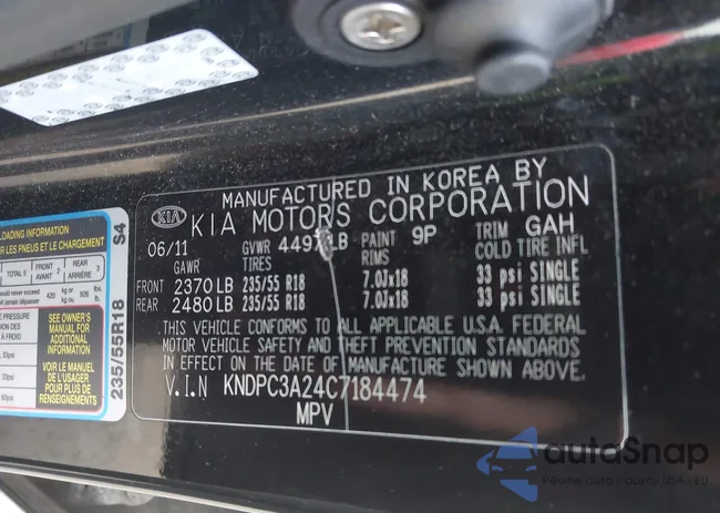 KNDPC3A24C7184474: 44111306