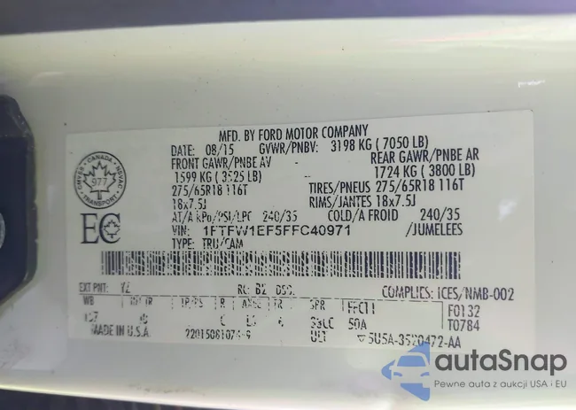 1FTFW1EF5FFC40971: 44111414