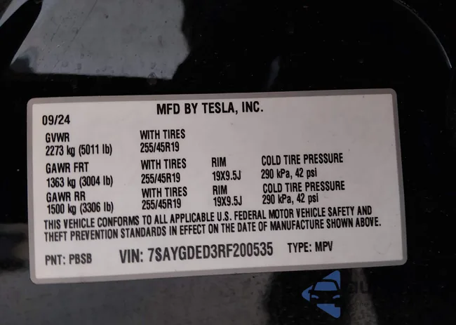 7SAYGDED3RF200535: 44112535