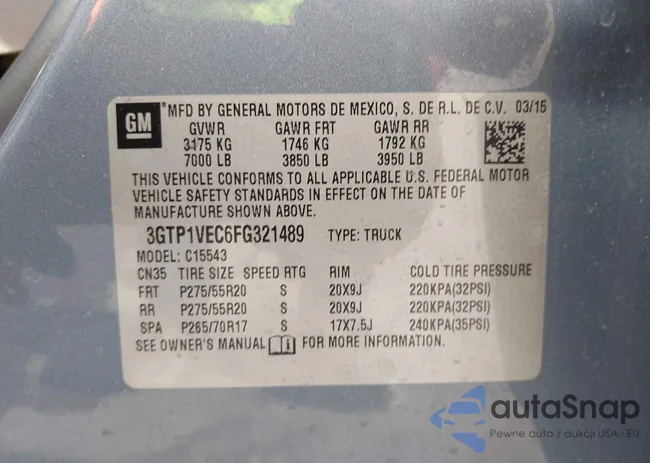 3GTP1VEC6FG321489: 44112735