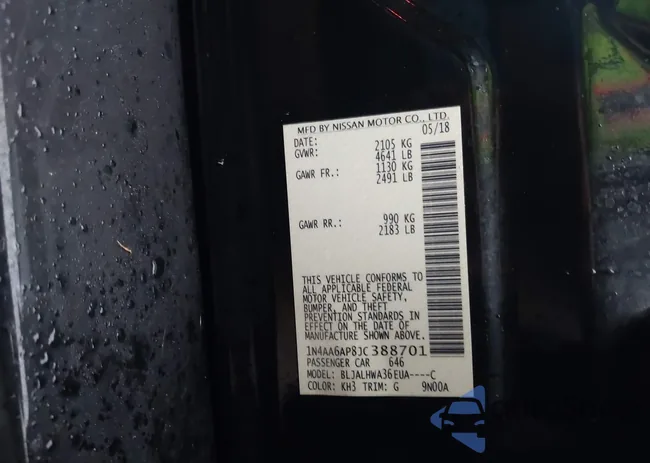 1N4AA6AP8JC388701: 44112889