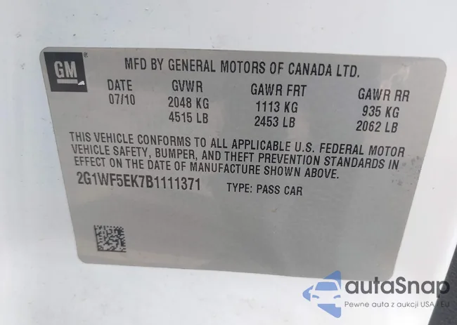 2G1WF5EK7B1111371: 44112923