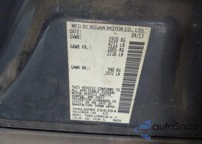 1N4AL3AP8DC266384: 44112971