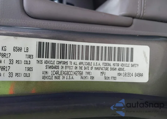 1C4RJEAG8CC142760: 44113053