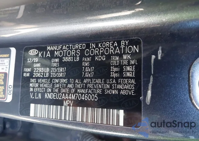 KNDEU2AA4M7046005: 44113056