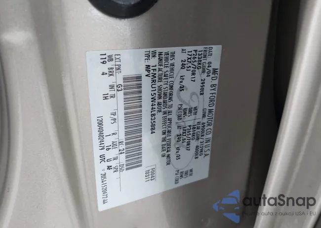 1FMRU15W44LB35884: 44113063