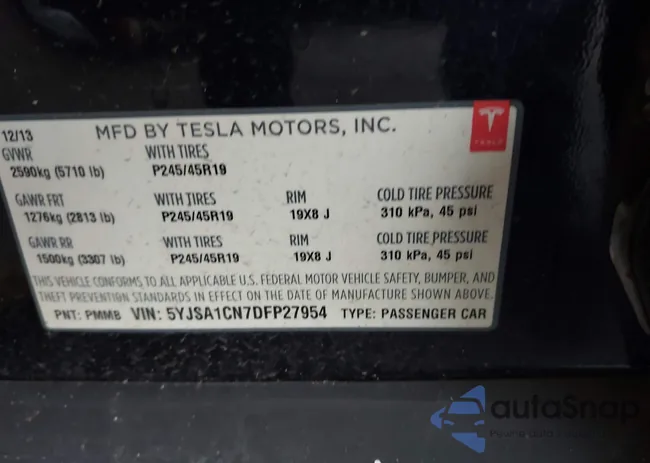 5YJSA1CN7DFP27954: 44113085