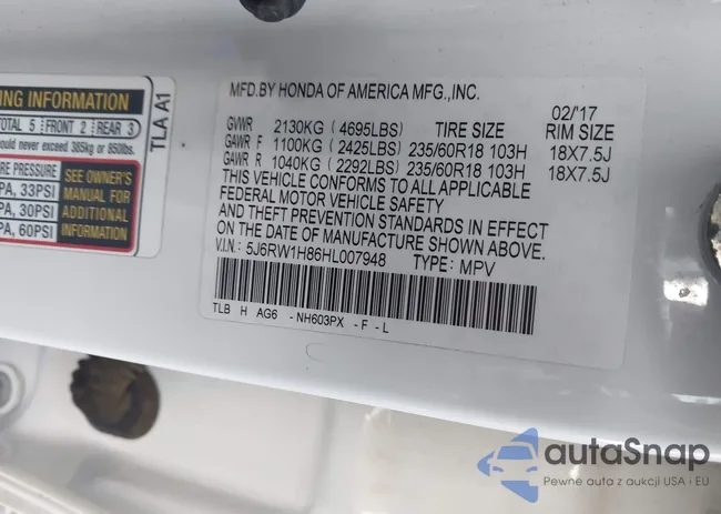 5J6RW1H86HL007948: 44112233