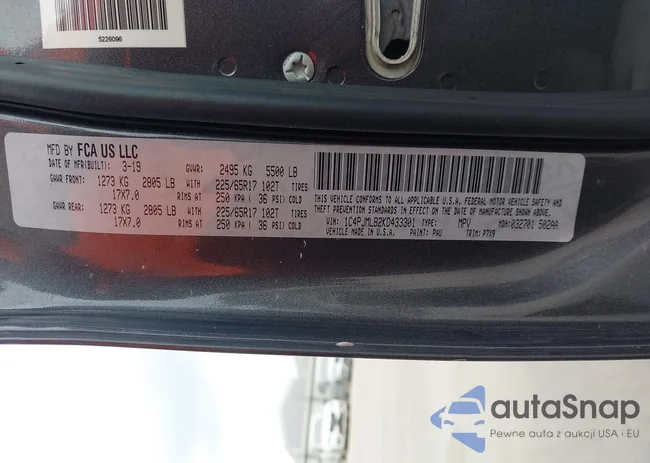 1C4PJMLB2KD433301: 44112267