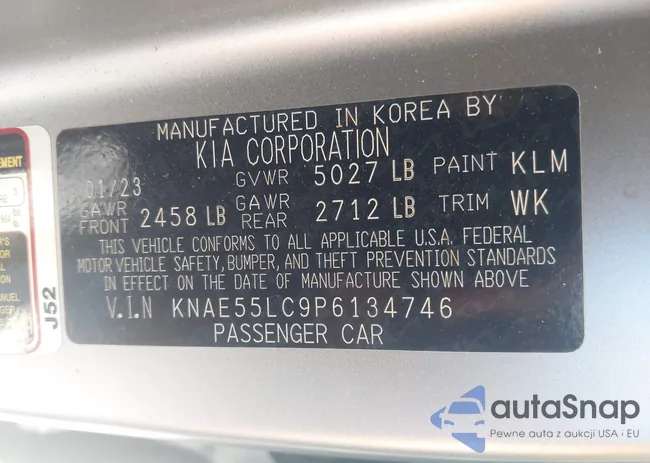 KNAE55LC9P6134746: 44113657