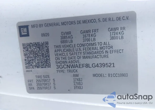 3GCNWAEF8LG439521: 44113711