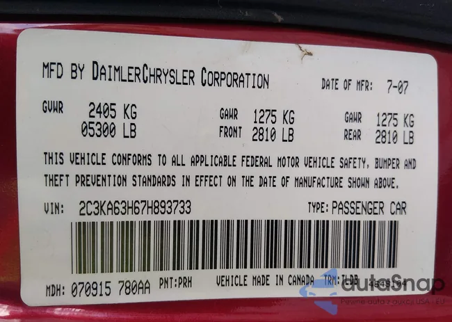 2C3KA63H67H893733: 44113716