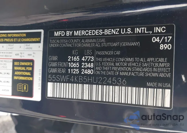 55SWF4KB5HU224536: 44113799