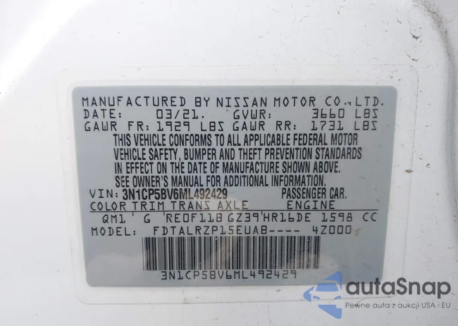 3N1CP5BV6ML492429: 44113803