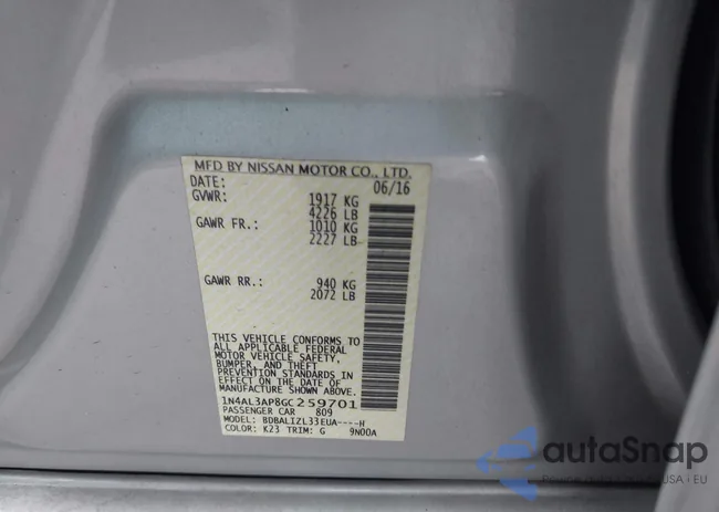 1N4AL3AP8GC259701: 44113806