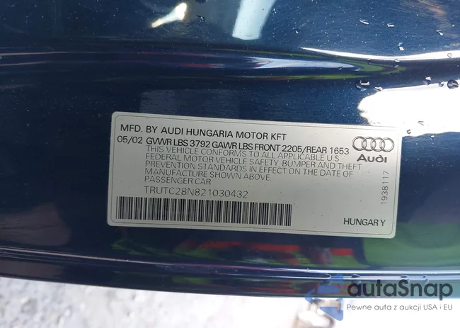 TRUTC28N821030432: 44113900