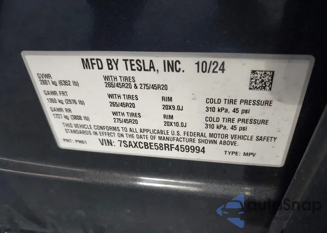 7SAXCBE58RF459994: 44113912