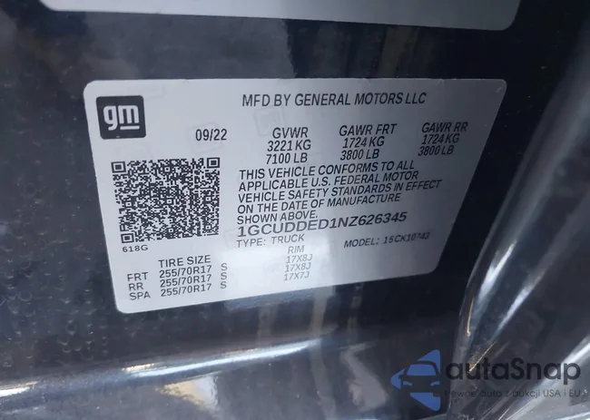 1GCUDDED1NZ626345: 44113914