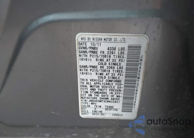 JN8AS5MT3CW603451: 44113951