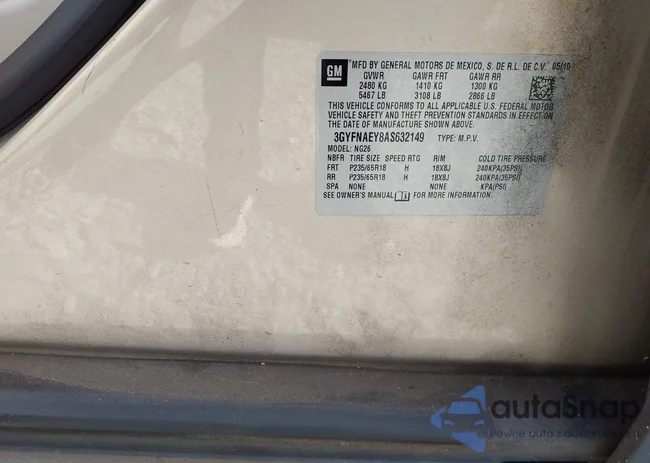 3GYFNAEY8AS632149: 44113204