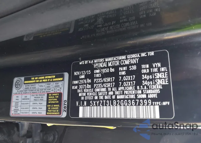 5XYZT3LB2GG367399: 44113242