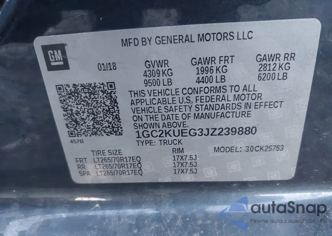 1GC2KUEG3JZ239880: 44113251