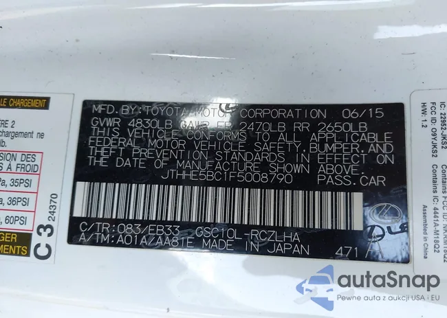 JTHHE5BC1F5008790: 44113298