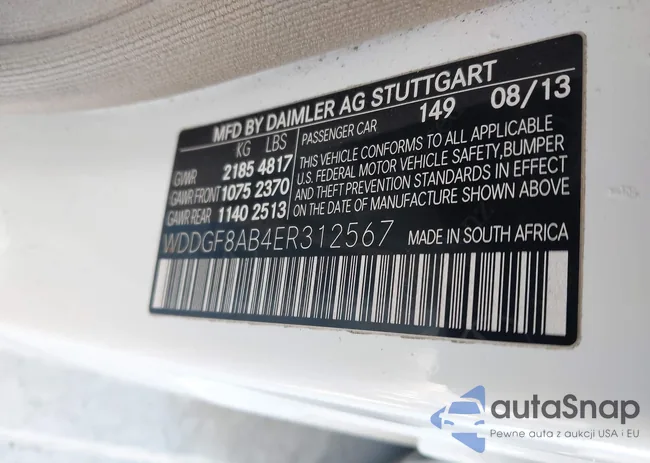 WDDGF8AB4ER312567: 44113501