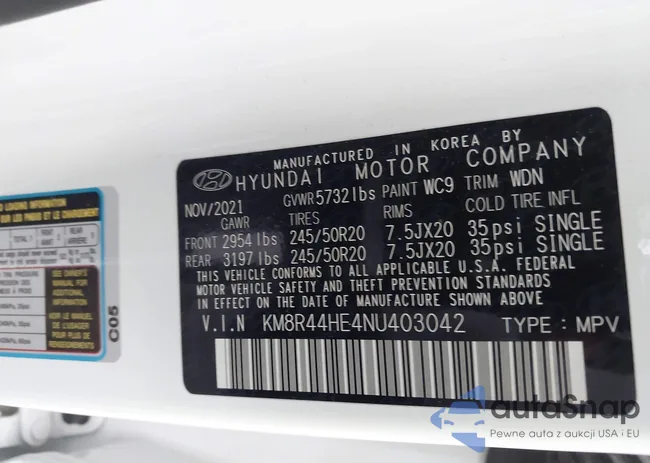 KM8R44HE4NU403042: 44114551