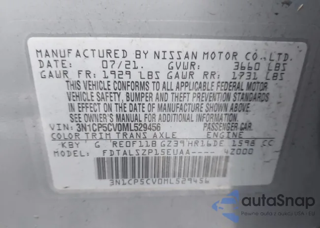 3N1CP5CV0ML529456: 44114560