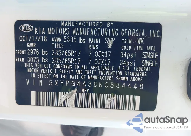 5XYPG4A36KG534448: 44114613