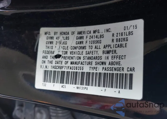 1HGCR6F71FA006355: 44114617