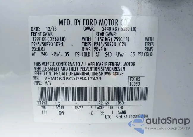 2FMDK3KC7EBA17433: 44114673