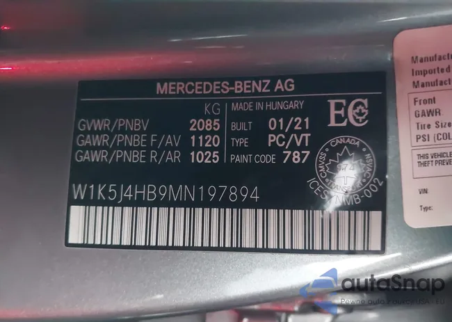 W1K5J4HB9MN197894: 44114701