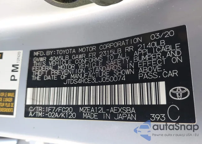 JTDS4RCE3LJ050074: 44114798