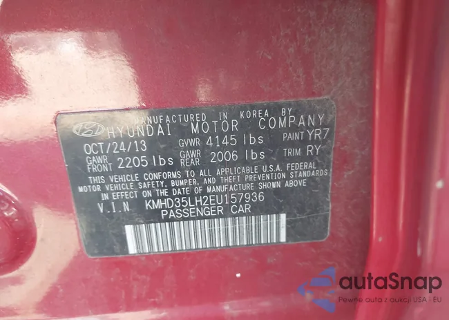 KMHD35LH2EU157936: 44114854